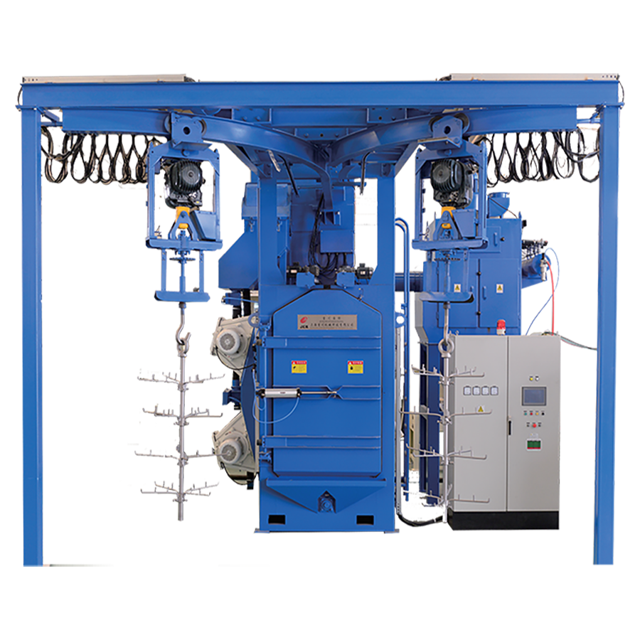 悬挂式双吊钩抛丸机